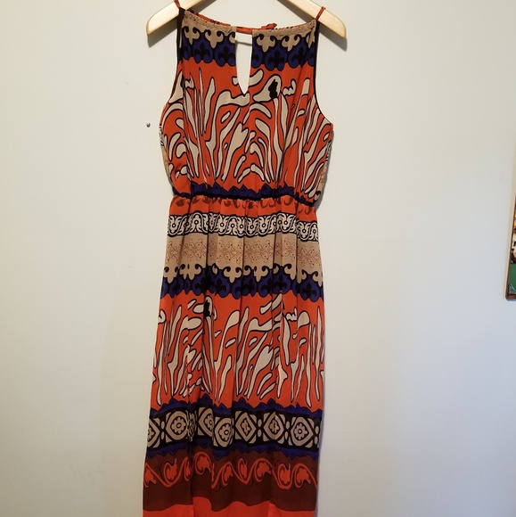 Stevie & Lindsay Dresses & Skirts - Stevie and Lindsay retro color maxi dress